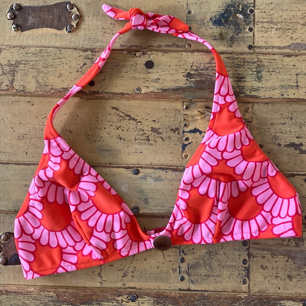 SALINAS 70s FLOWER POWER BIKINI TOP SMALL